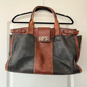 Large fossil tote bag